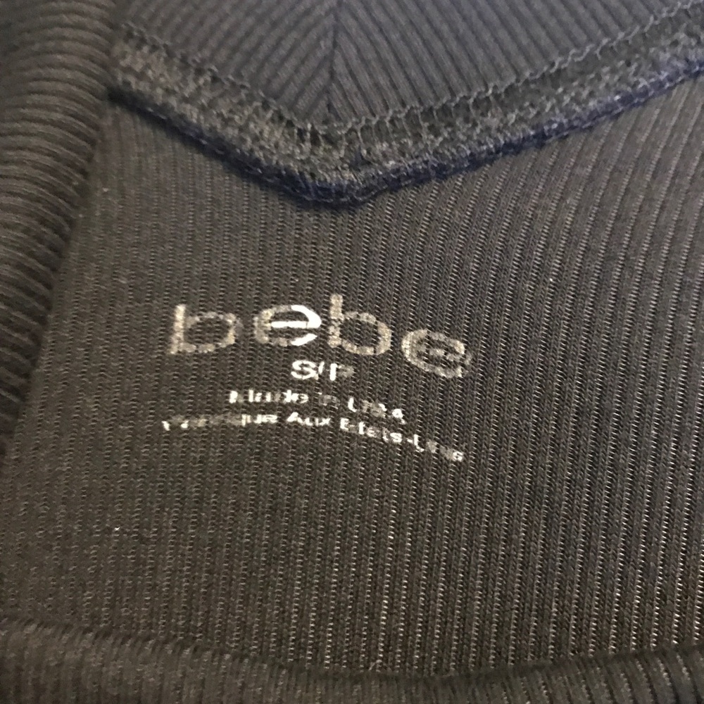 Ladies Black BeBe Long Sleeved Top - Picture 4 of 4